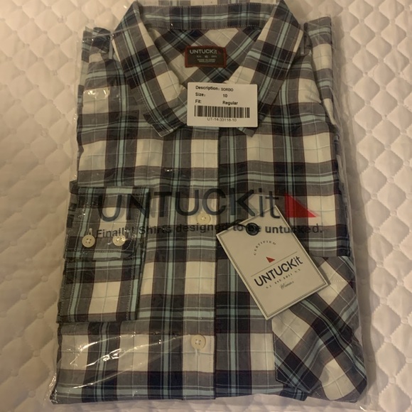 UNTUCKit Women’s Sorbo plaid shirt - Picture 9 of 9